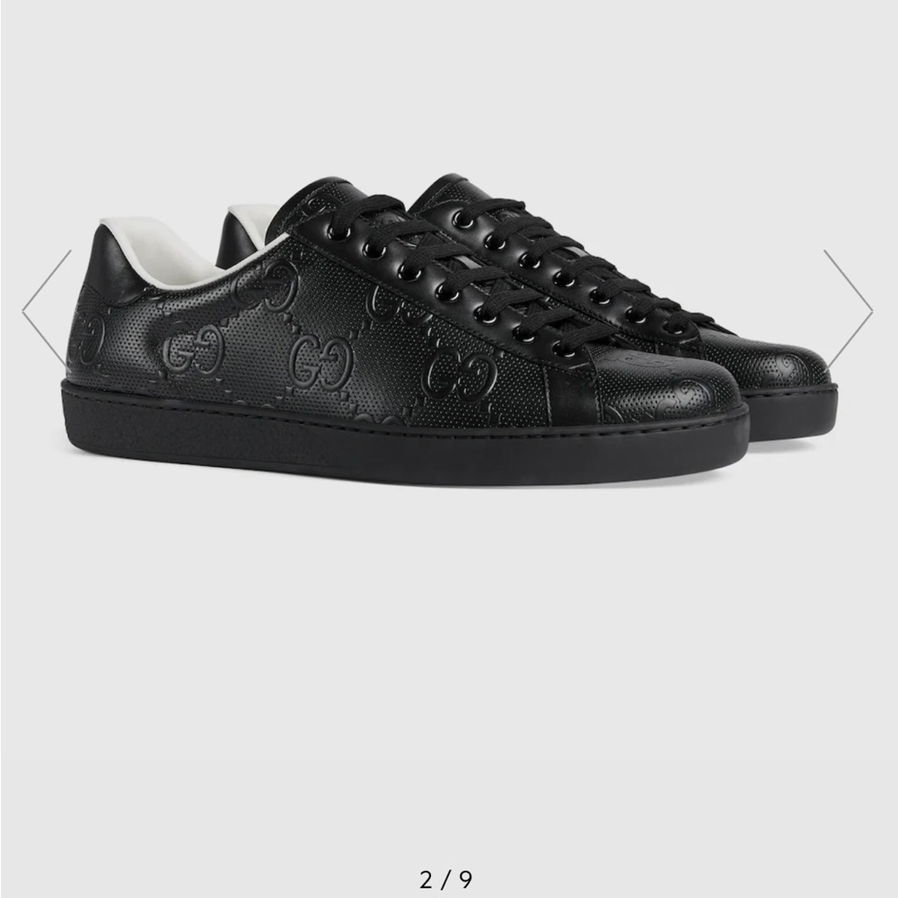 MEN'S ACE GG EMBOSSED SNEAKER sz 9 US